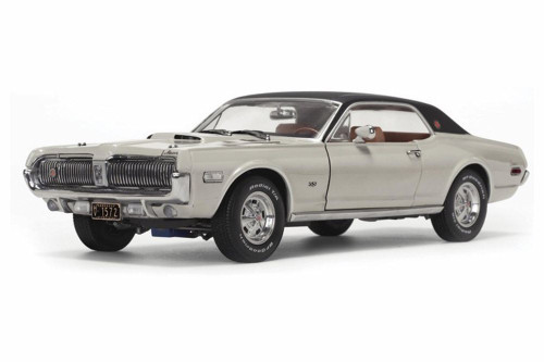 1968 Mercury Cougar XR7G Hard Top, Fawn Beige - Sun Star 1572 - 1/18 Scale Diecast Model Toy Car