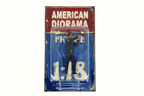 Police Officer IV Figurine, American Diorama 24014 - 1/18 Scale Hobby Accessory