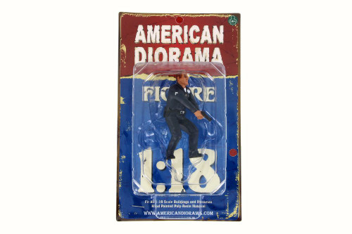 Police Officer III Figurine, American Diorama 24013 - 1/18 Scale Hobby Accessory