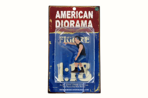 Hotrodders Derek Figurine, American Diorama 24007 - 1/18 Scale Hobby Accessory