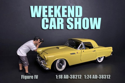 Weekend Car Show Figure IV - American Diorama 38212, 1/18 Scale Figurine, Diorama Accessory