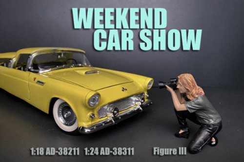 Weekend Car Show Figure IIIand- American Diorama 38211 - 1/18 scale Figurine - Diorama Accessory