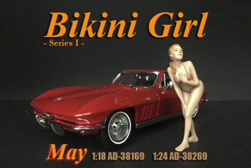 Bikini Girl May, Brown - American Diorama 38269 - 1/24 Scale Figurine - Diorama Accessory