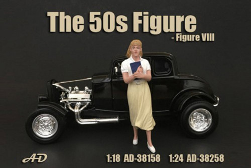 50's Style Figure VIII, American Diorama 38258 - 1/24 Scale Accessory for Diecast Cars