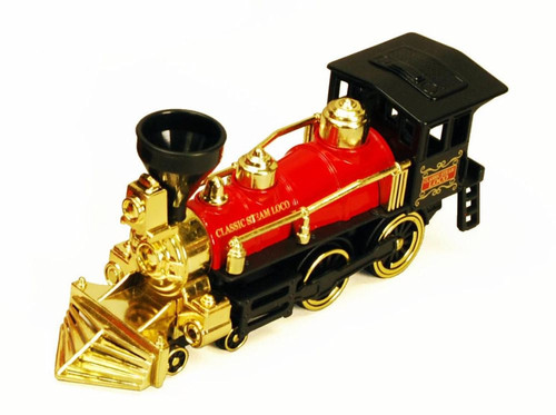 Classic Steam Locomotive Train, Red - Showcasts 9935D - 7-In