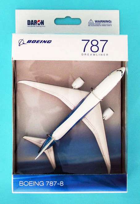 Boeing 787 Single Plane, White - Daron RT7474 - Diecast Model Airplane Replica