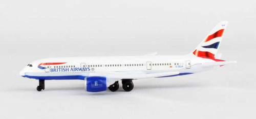 British Airways 787 Single Plane, White - Daron RT6005 - Diecast Model Airplane Replica