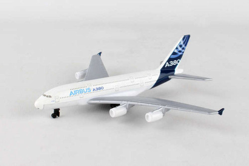 Airbus A380 Single Plane, White - Daron RT0380 - Diecast Model Airplane Replica