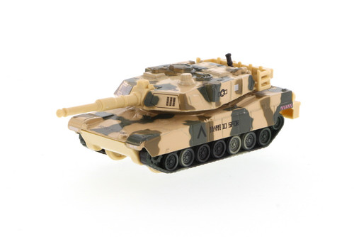 Super Tank Team M1 Abrams, Desert Tan Camouflage -  8882/3D - 6.5 Inch Scale Diecast Model Replica