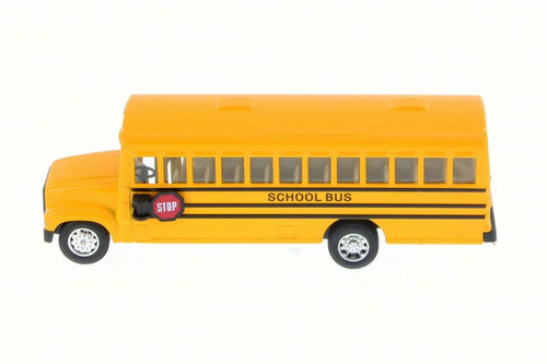 School Bus, Yellow - Kinsmart 6501D - Diecast Model Toy Car