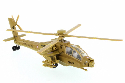 X Forces Attack Helicopter, Desert Tan - Showcasts 51265 - Diecast Model Toy Car (1 helicopter, no box)