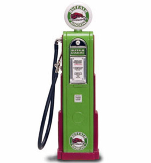 Digital Gas Pump Buffalo Gasoline, Green - Yatming 98711 - 1/18 scale diecast model