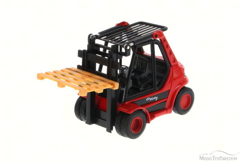 Action Fork Lift Truck, Red - Welly 92010/6D - 5.5" Long  Collectible Model