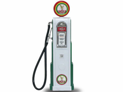 Digital Gas Pump Eagle 1, White - Yatming 98611 - 1/18 scale diecast model