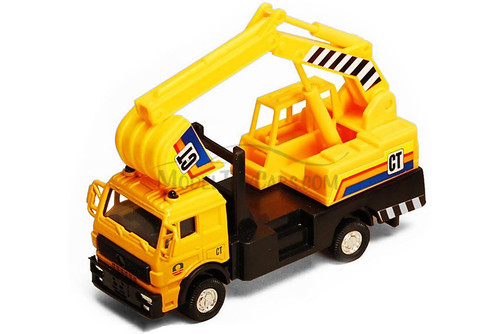 Excavator, Yellow - Showcasts 9531/4D - 4.5 Inch Scale Diecast Model Replica