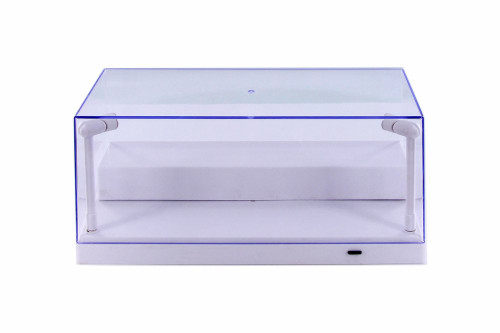 Acrylic LED Display Case With removable riser-9902W - 1/24 Scale Display Case for Diecast Cars