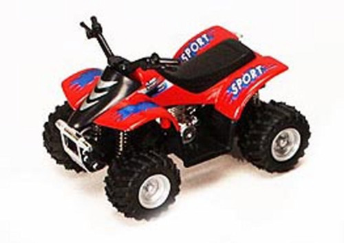 Smart ATV, Red - Kinsmart 3506D - 3.5" Diecast Model Toy Car (Brand New, but NOT IN BOX)