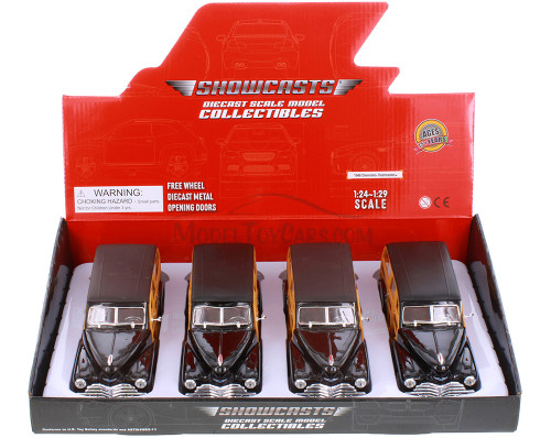 Box of 4 1948 Chevy Fleetmaster (ASSTD) Showcasts® - 1/24 Scale Diecast Model Cars