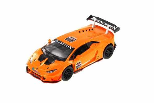 Lamborghini Huracan LP620-2 Super Trofeo, Orange - Kinsmart 5389D - 1/36 Scale Diecast Model Toy Car (Brand New, but NOT IN BOX)