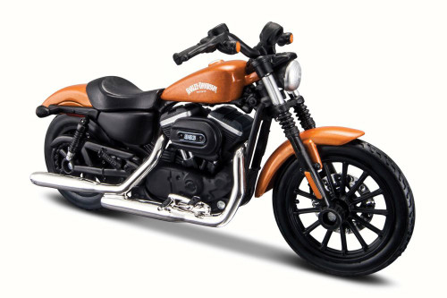 2014 Harley-Davidson SporterIron 883, Orange & Black -  31360-34 - 1/18 Scale Diecast Motorcycle