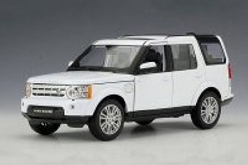 Land Rover Discovery 4, White - Welly 24008WWT - 1/24 scale Diecast Model Toy Car