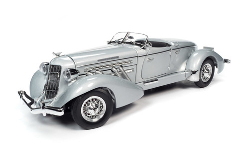 1935 Auburn  851 Speedster, Haze Gray - Auto World AW268 - 1/18 scale Diecast Model Toy Car