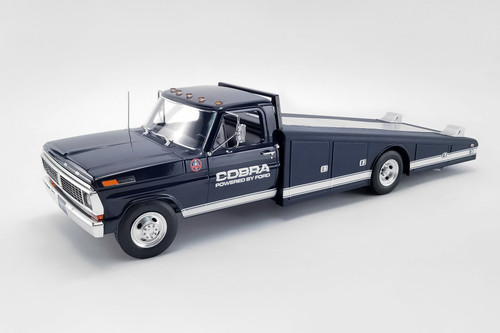 1970 Ford F-350 Ramp Truck, Cobra Powered by Ford - Acme A1801405 - 1/18 scale Diecast Model Toy Car