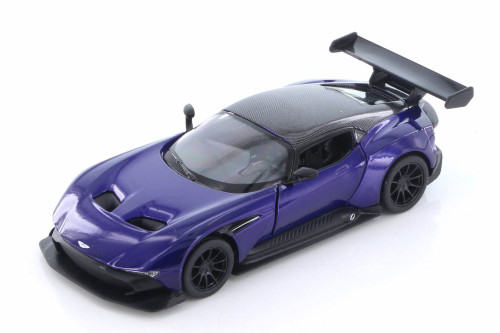 2016 Aston Martin Hard Top, Purple - Kinsmart 5407D - 1/38 Scale Diecast Model Toy Car