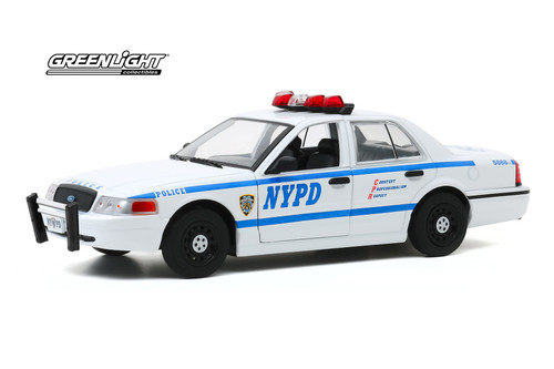  (NYPD) 2011 Ford Crown Victoria Intercepto 85513 - 1/24 scale Diecast Model Toy Car