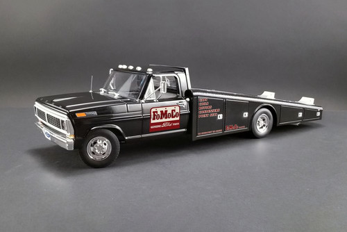 acme/'70 Fordフォード F-350 RAMP TRUCK 1/18 1:18 1970 Ford F-350 Ramp Truck in Black by ACME - Town and
