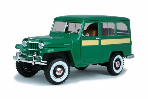 1955 Willys Jeep Station Wagon, Green - Lucky Road Signature
