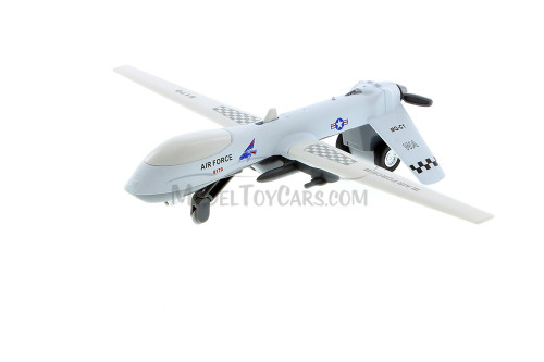 Predator Drone w/ Light & Sound, White - Daron TM8170 - Diecast