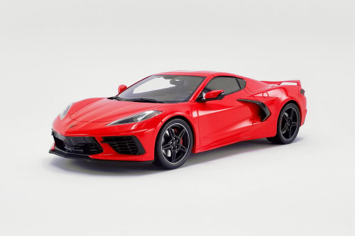 2020 Chevy Corvette Stingray C8, Torch Red - GT Spirit US028 - 1/18 scale Resin Model Toy Car