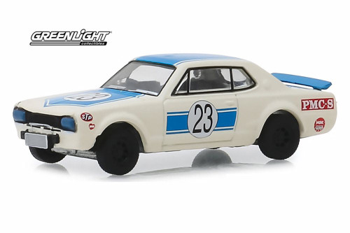 1971 Nissan Skyline 2000 GT-R, #23 - Greenlight 47050/48 - 1/64 scale Diecast Model Toy Car