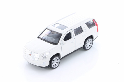 2017 Cadillac Escalade SUV, White - Welly 43751D - 1/39 Scale Diecast Model Toy Car