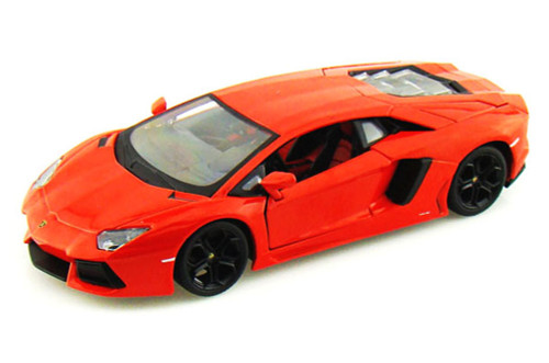 Lamborghini Aventador LP700-4, Orange - Bburago 11033 -1/18 scale Diecast Model Toy Car