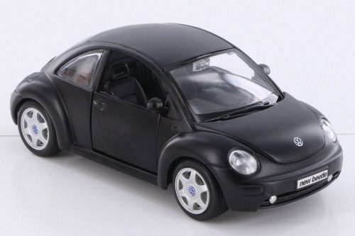 Volkswagen New Beetle, Black - Maisto 34975 - 1/24 Scale Diecast Model Toy Car