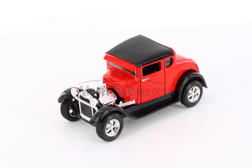 1929 Ford Model A, Red - Maisto 34201 - 1/24 Scale Diecast Model Toy Car