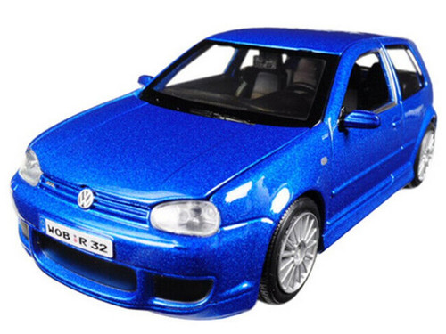 2004 Volkswagen Golf R32, Blue - Showcasts 34290 - 1/24 scale
