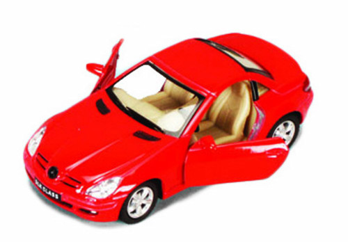 Mercedes Benz SLK-Class, Red - Kinsmart 5095D - 1/32 scale Diecast Model Toy Car (Brand New, but NOT IN BOX)