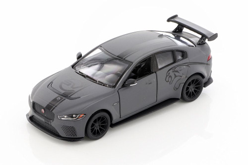 Jaguar Project 8 with Decals Hardtop, Gray - Kinsmart 5416DF - 1