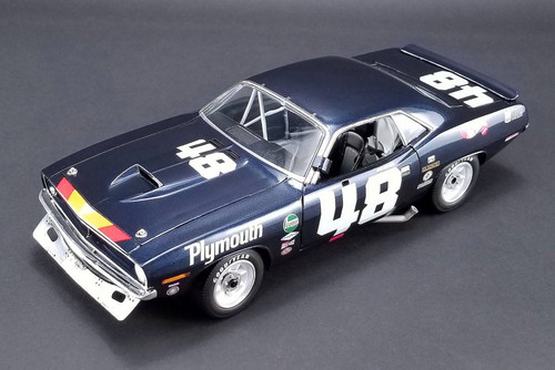 1970 Plymouth Dan Gurney Trans Am Barracuda #48, Blue - Acme