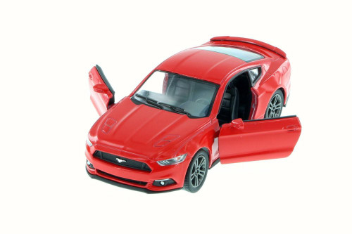 2015 Ford Mustang GT, Red - Kinsmart 5386D - 1/38 Scale Diecast Model Toy Car