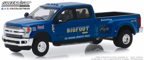 2019 Ford F-350 Dually, Bigfoot #1 The Original Monster Truck - Greenlight 46020 - 1/64 scale Diecast Model Toy Car