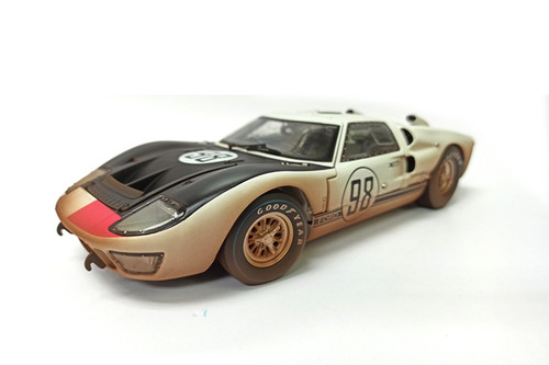 [FORD GT 40] ミニカー　1:18 1/18 Ford GT 40 MK1 #61 Green and Yellow Diecast Model Car