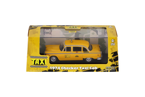 1974 Checker Taxi Sunshine Cab Company, Taxi - Greenlight 86601 - 1/43 scale Diecast Model Toy Car