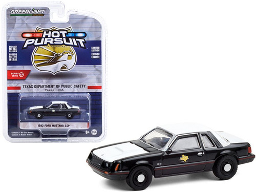 Texas Dept of Public Safety 1982 Ford Mustang SSP, Black