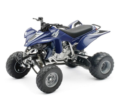 Yamaha YFZ 450 ATV, Blue - New Ray 42833A - 1/12 scale Model Toy Vehicle