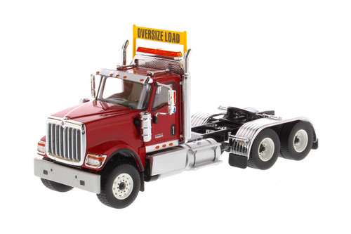 International HX520 SFFA Tandem Tractor (Cab only), Red - Diecast Masters 71002 - 1/50 Diecast Car