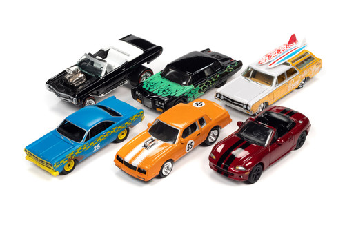  Street Freaks 2020 Release 4 Set B Diecast Car Set - Box of 6 Assd 1/64 Scale Diecast Model Cars